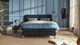Boxspring Attraktiv Lykka vlak met gestoffeerd matras, black
