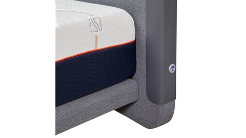 Bed Element Spirit verstelbaar met Cool Motion 6 matrassen, denim