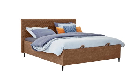 Opbergbed Diamond, camel