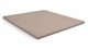 Hoeslaken Biologisch perkal topper, taupe