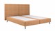 Boxspring Opal vlak zonder matras, cognac