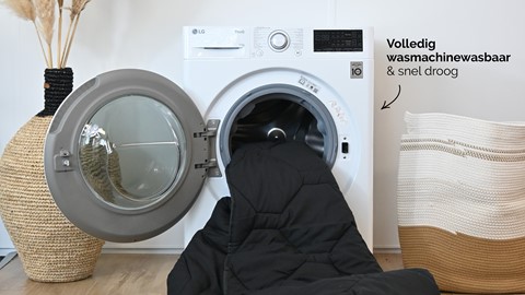 Happybed Black alle seizoenen dekbed synthetisch.