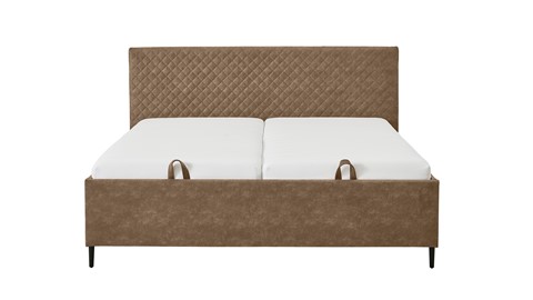 Opbergbed Diamond, camel