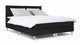 Box Owen vlak met gestoffeerd matras, black