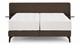 Boxspring Element Hallbar vlak met Balance matras, cappuccino