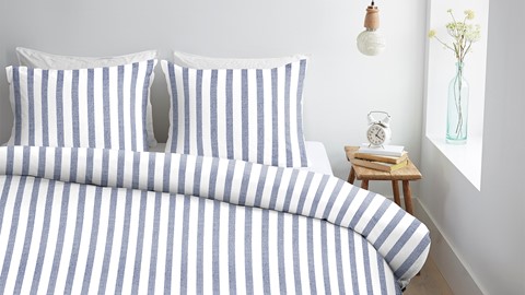 Dekbedovertrek Ally, indigo blue