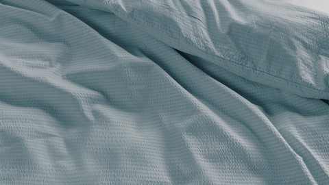 Dekbedovertrek Summer, blue grey