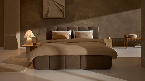 Bed Dune - Bold bouclé, taupe