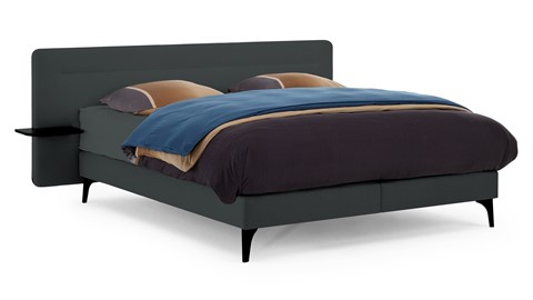 Boxspring Element Hallbar vlak met Balance matras, anthracite