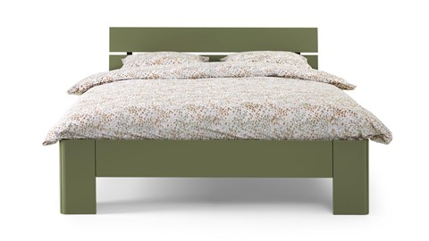 Bed Fresh 400 met hoofdbord, rietgroen