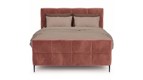 Boxspring Crystal - Velvet glow, blush