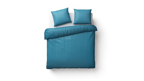 Dekbedovertrek Misha, blauw