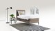 Boxspring Cisano vlak met gestoffeerd matras, taupe