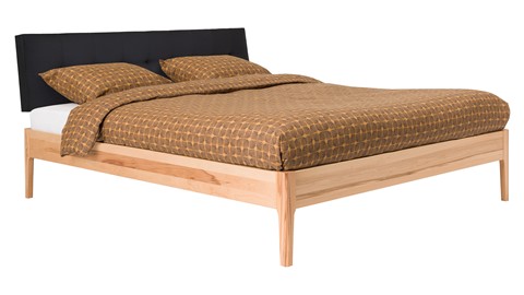 Bed Sky beuken met gecapitonneerd en poot hout | Beter