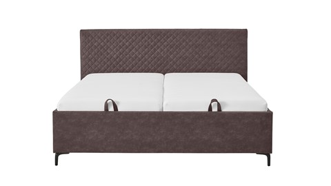 Opbergbed Diamond, darkbrown