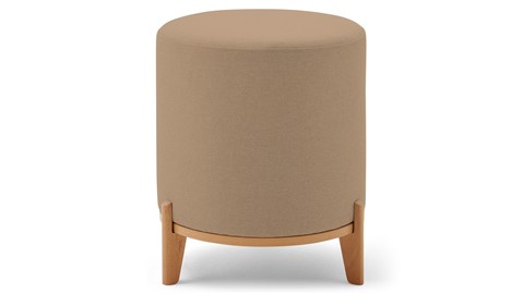 Hocker Karlsson inclusief poten, caramel