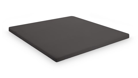 Hoeslaken B Bright Percale topper, antraciet
