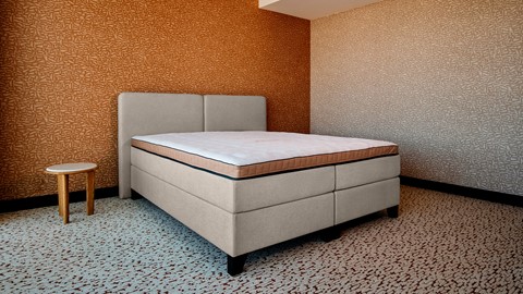 Hotelboxspring Executive met topper Luxury, natural