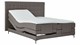 Boxspring Jade verstelbaar met gestoffeerd matras, liver