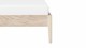 Bed Sky eiken met hoofdbord hout en poot hout