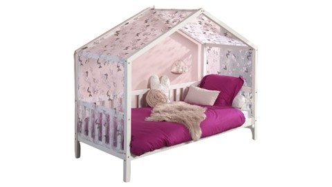 Huisbed Dallas met textielset, white