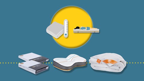Beddengoedset Premium – lekker koel, voor rug- en zijslapers, wit