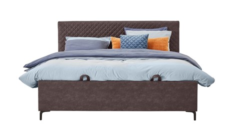 Opbergbed Diamond, darkbrown