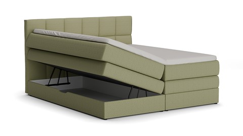Opbergboxspring Jade - Bold touch, green