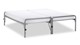 Bed & onderschuifBed Doppia, zilver