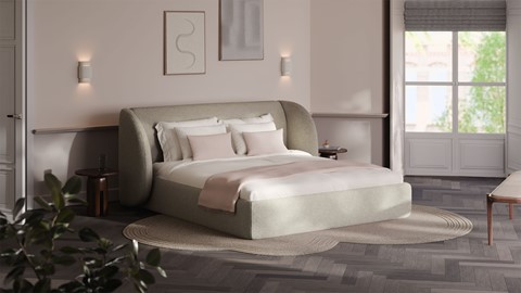 Bed Cove - Wool look, natural