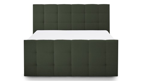 Boxspring Unik Varje vlak met Vildar Royal matras, green