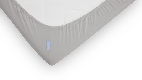 Hoeslaken B Bright Jersey splittopper, lichtgrijs