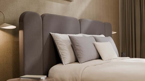 Elektrische boxspring Ridge met Kårlsson Excellence matras, dark grey