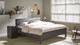 Bed Suite met rawsteel poten, grafiet/grafiet