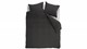Dekbedovertrek Cotton Uni, anthracite