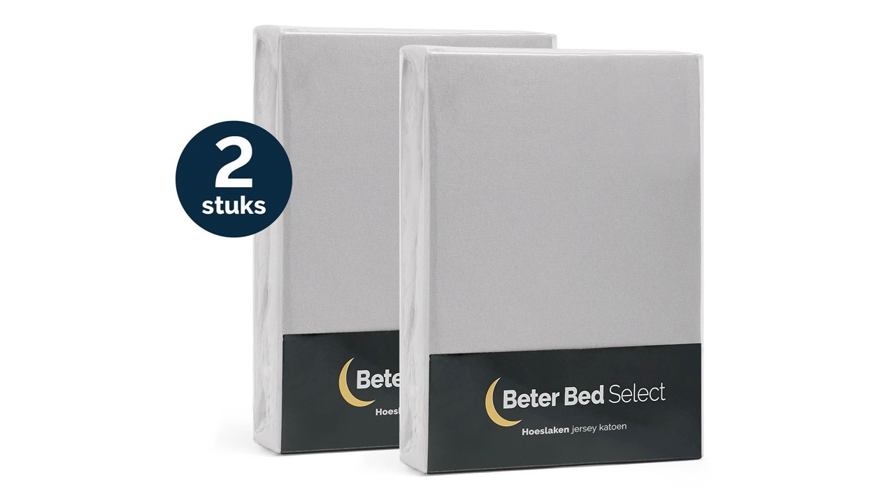 Hoeslakens Beter Bed Select Jersey (2 stuks)