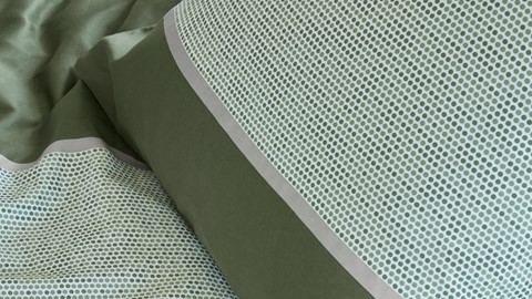 Dekbedovertrek Laurel, green