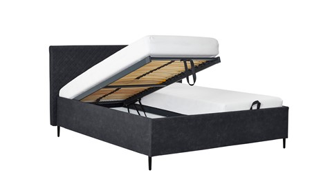 Opbergbed Diamond, onyx