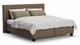 Boxspring Autentik Tunn met B Bright Platinum 200 matras, caramel