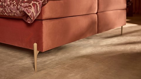 Boxspring Amber - Velvet glow, blush