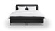 Box Manchester met gestoffeerd matras, zwart