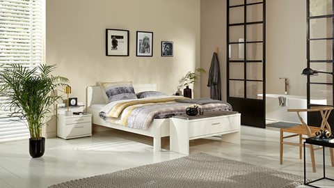 Bed Bienne Rondo, alpine wit