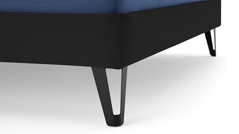 Bed Bädd Forma, etna black