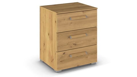 Nachtkast Elba met 3 laden, alpine wit