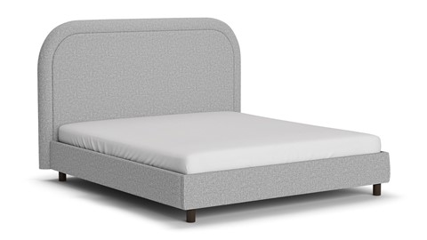 Bed Amber linen touch, light grey