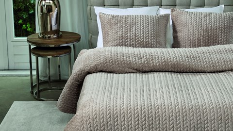 Dekbedovertrek Whisper Soft, taupe