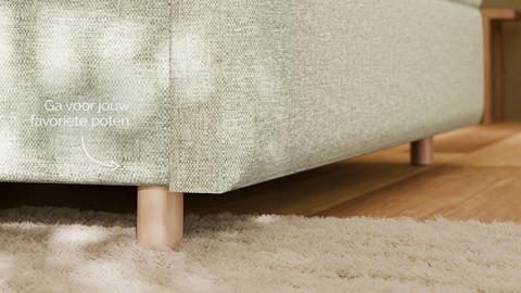 Boxspring Mica - Bold touch, green