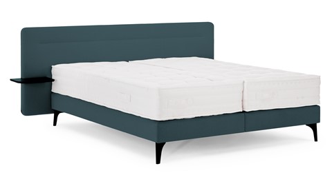 Boxspring Element Hallbar vlak met Balance matras, teal