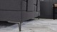 Boxspring Jade verstelbaar met gestoffeerd matras, anthracite
