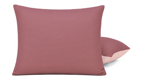 HappyBed Corduroy - kussensloop (set van 2 stuks), dusty rose